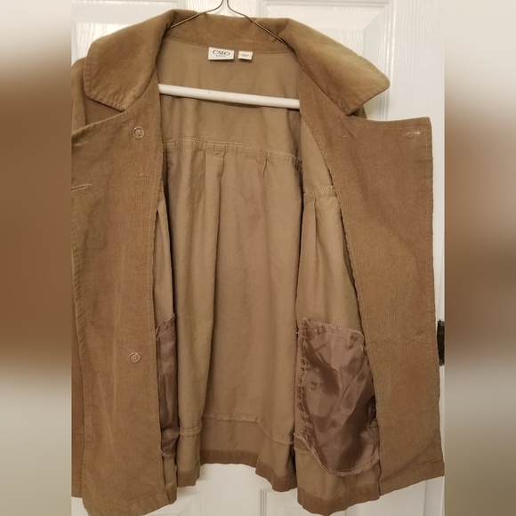 Cato's Fashion Women's Corduroy Jacket with Buttons - Picture 9 of 12